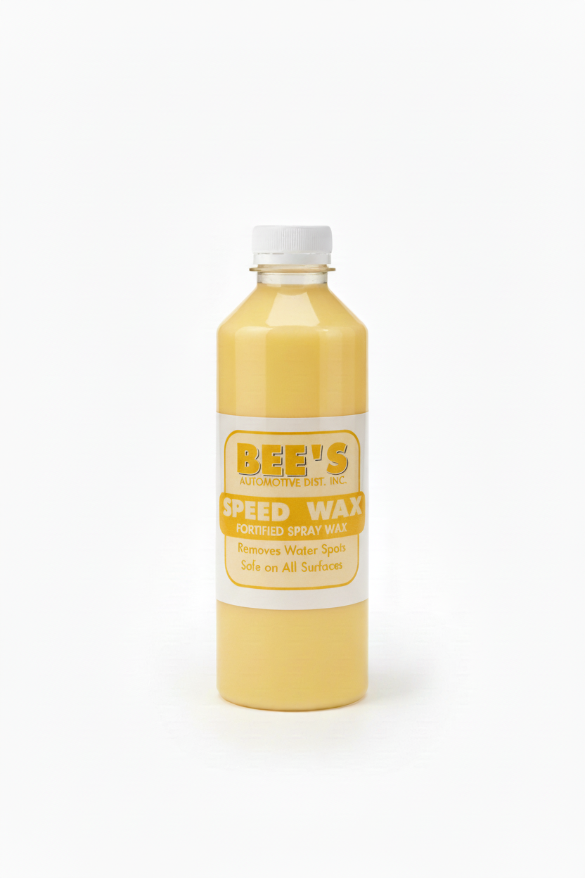 Bee's Speed Wax bottle - corrected